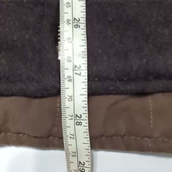 Daniel Cremieux Men's Vest Reversible Wool Cashmere Brown Outdoor Rugged Zip XL - Picture 5 of 11